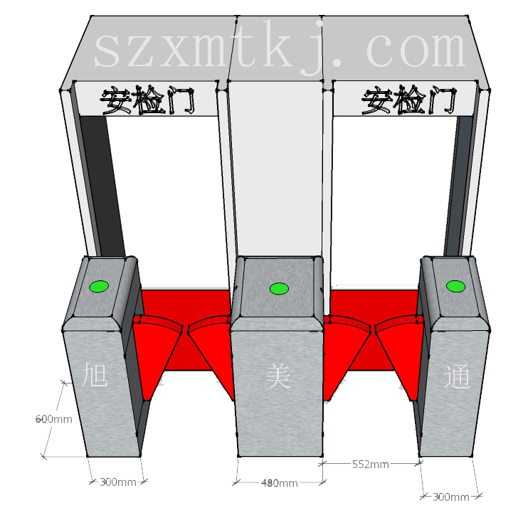 安检门定制翼闸